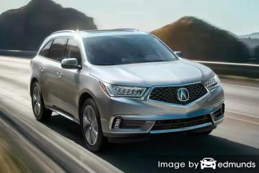 Insurance rates Acura MDX in Memphis