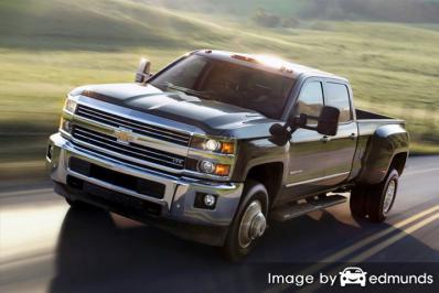 Insurance rates Chevy Silverado 3500HD in Memphis