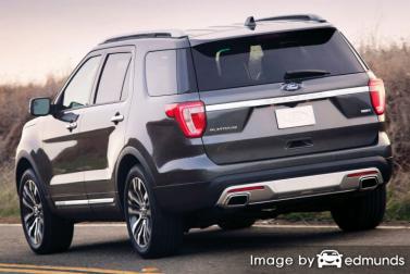 Insurance quote for Ford Explorer in Memphis