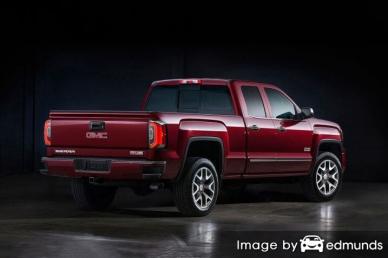 Insurance rates GMC Sierra in Memphis