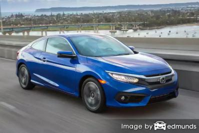 Insurance rates Honda Civic in Memphis