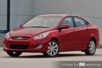 Insurance rates Hyundai Accent in Memphis