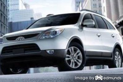 Insurance rates Hyundai Veracruz in Memphis