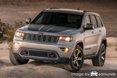 Insurance rates Jeep Grand Cherokee in Memphis
