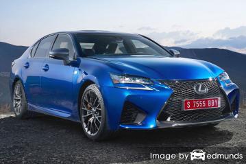 Insurance rates Lexus GS F in Memphis