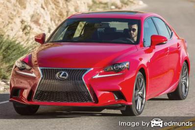 Insurance rates Lexus IS 200t in Memphis