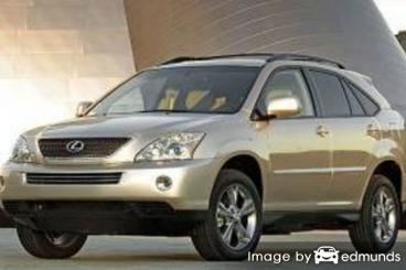 Insurance rates Lexus RX 400h in Memphis