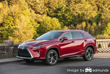 Insurance rates Lexus RX 450h in Memphis