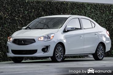 Insurance rates Mitsubishi Mirage G4 in Memphis