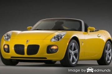 Insurance rates Pontiac Solstice in Memphis