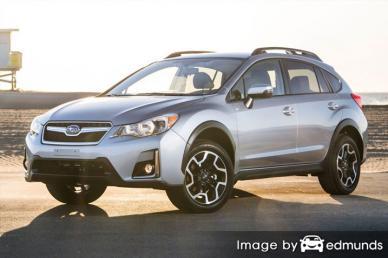 Insurance rates Subaru Crosstrek in Memphis