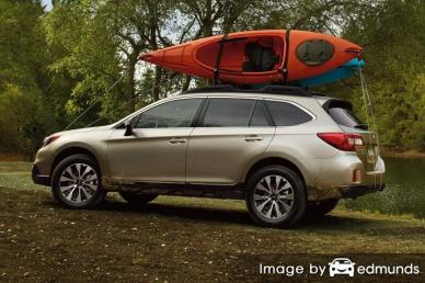 Insurance rates Subaru Outback in Memphis