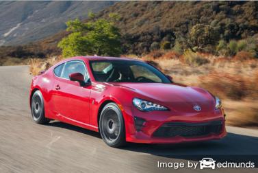 Insurance rates Toyota 86 in Memphis