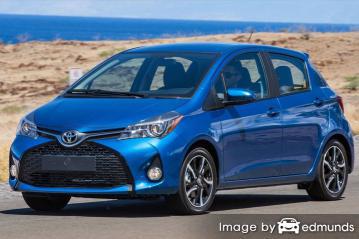 Insurance quote for Toyota Yaris in Memphis