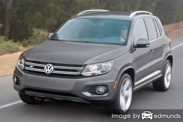 Insurance rates Volkswagen Tiguan in Memphis